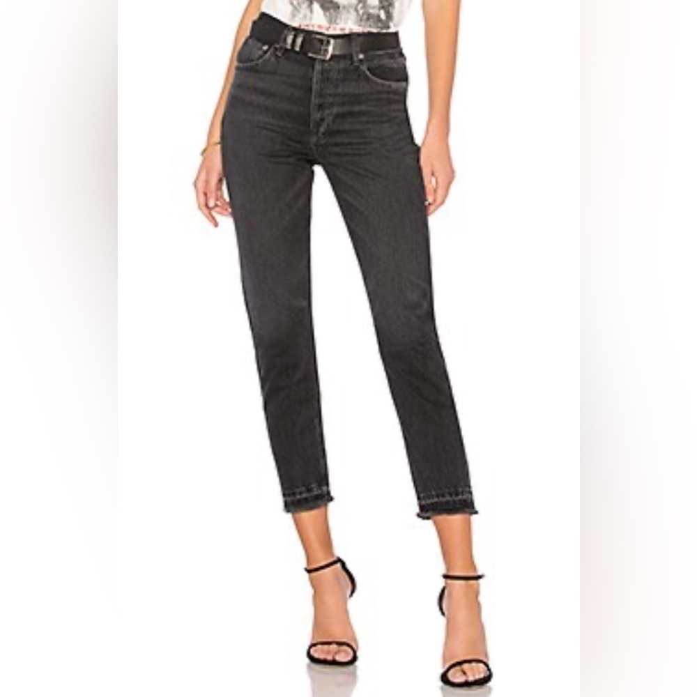 Agoldie Jamie jeans  Straight in Void washed black size 28